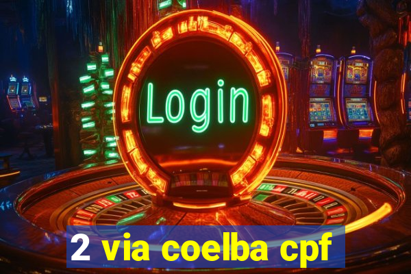 2 via coelba cpf
